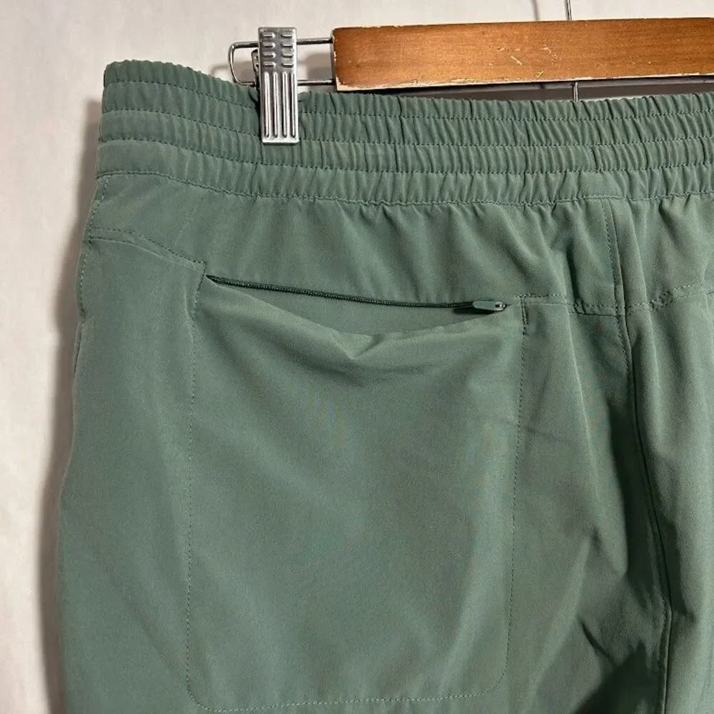 Duluth Trading Womens Pull-on Pier Genius Jogger Pants L Green Athleisure - Picture 8 of 9